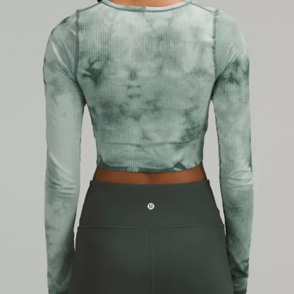 Lululemon Ebb to Street Long Sleeve Shirt * Marbel Dye - Picture 2 of 4